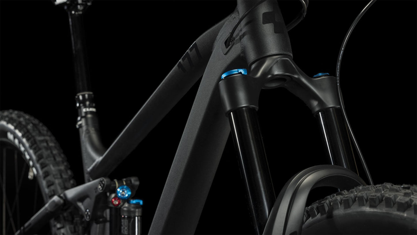 Bicicleta Cube Stereo 177 Pro black anodized
