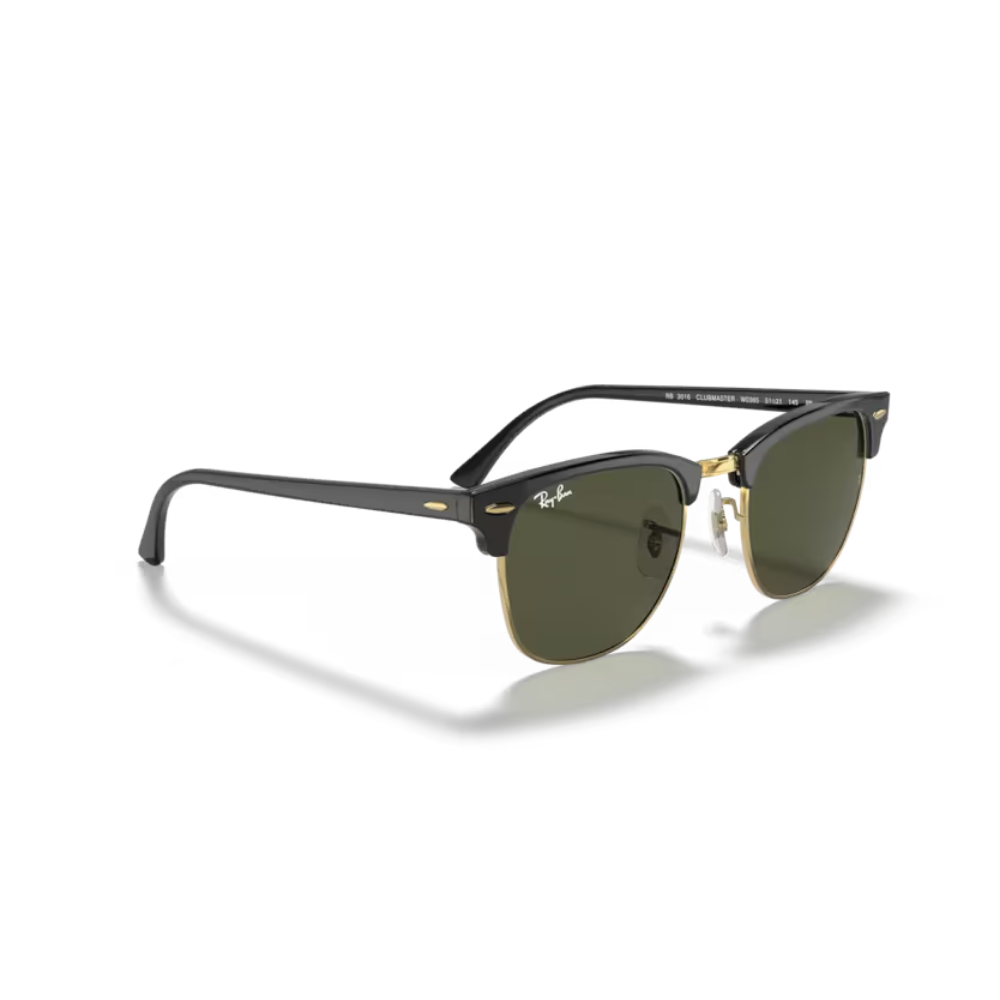 Lentes de Sol Clubmaster Negro Dorado W | Ray Ban