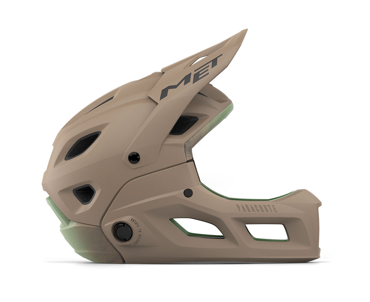 Casco Met Parachute MCR con barra desmontable