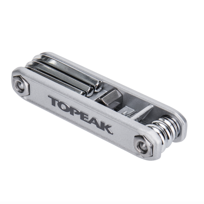 Herramienta TOPEAK X-TOOL+ 11 funciones PLATA