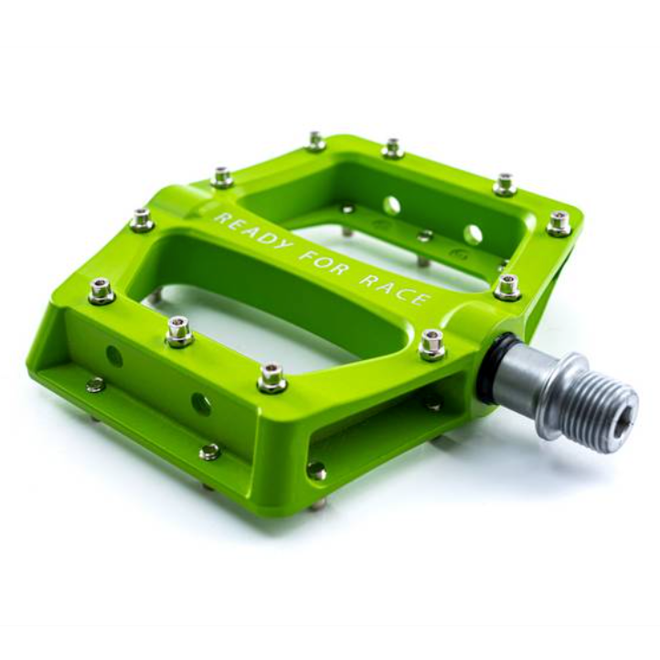 Green top mtb pedals