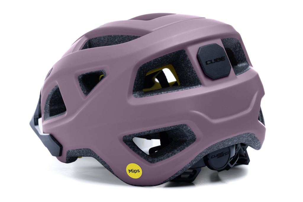 Casco cube ATX fleet rosa claro.