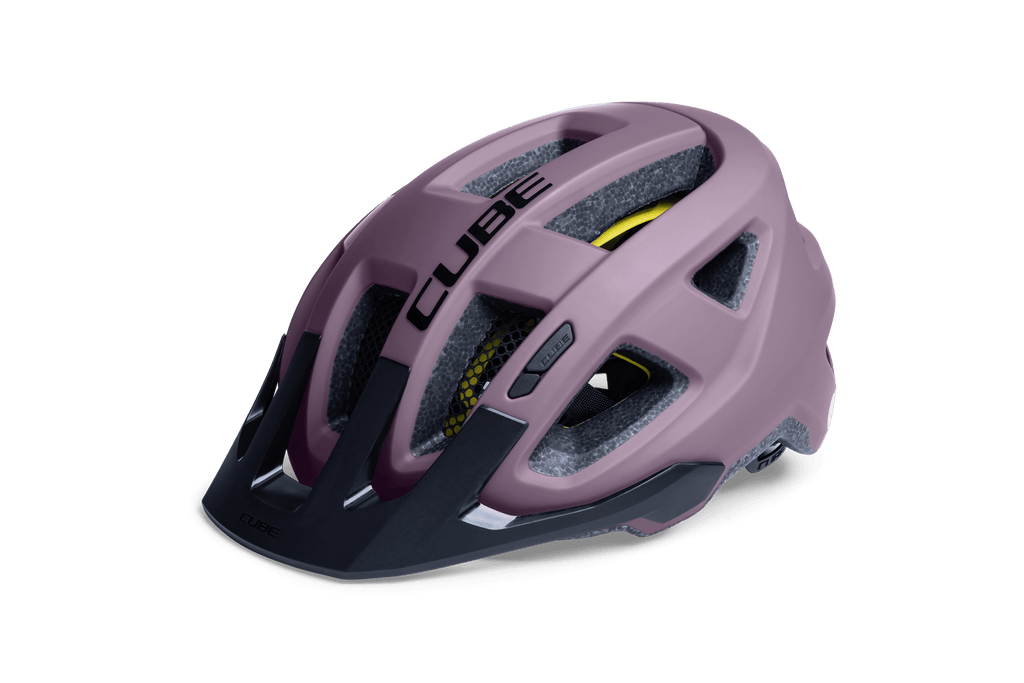Casco cube ATX fleet rosa claro.