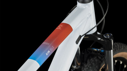 Bicicleta Cube Aim SLX White Blue & Red