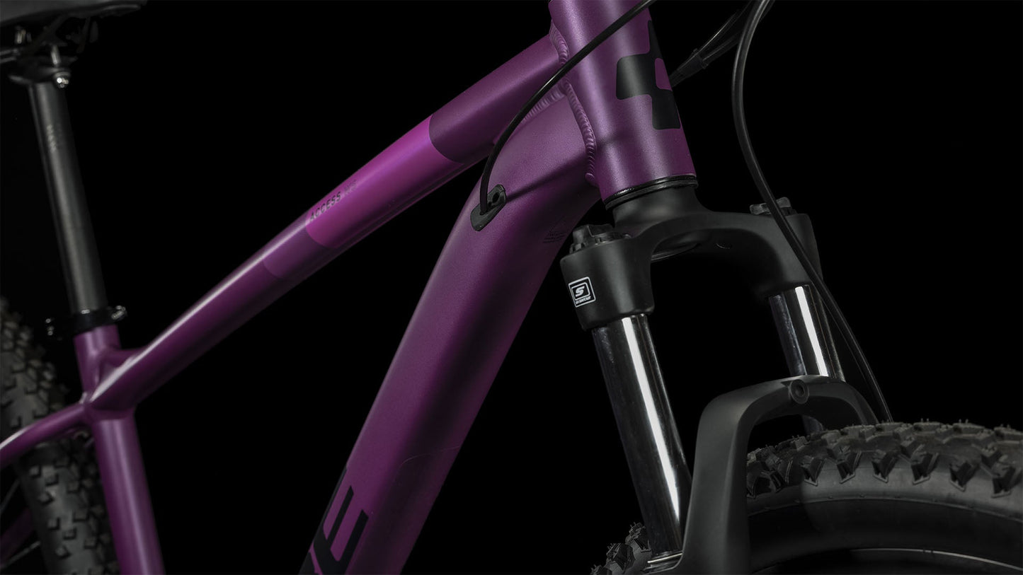 Bicicleta Cube Acces WS Dark Purple & Pink