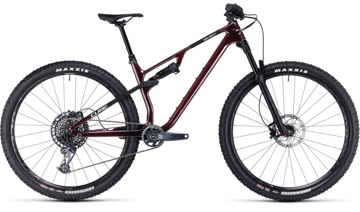 Bicicleta Cube Ams One11 C:68x pro Liquidred & Carbon