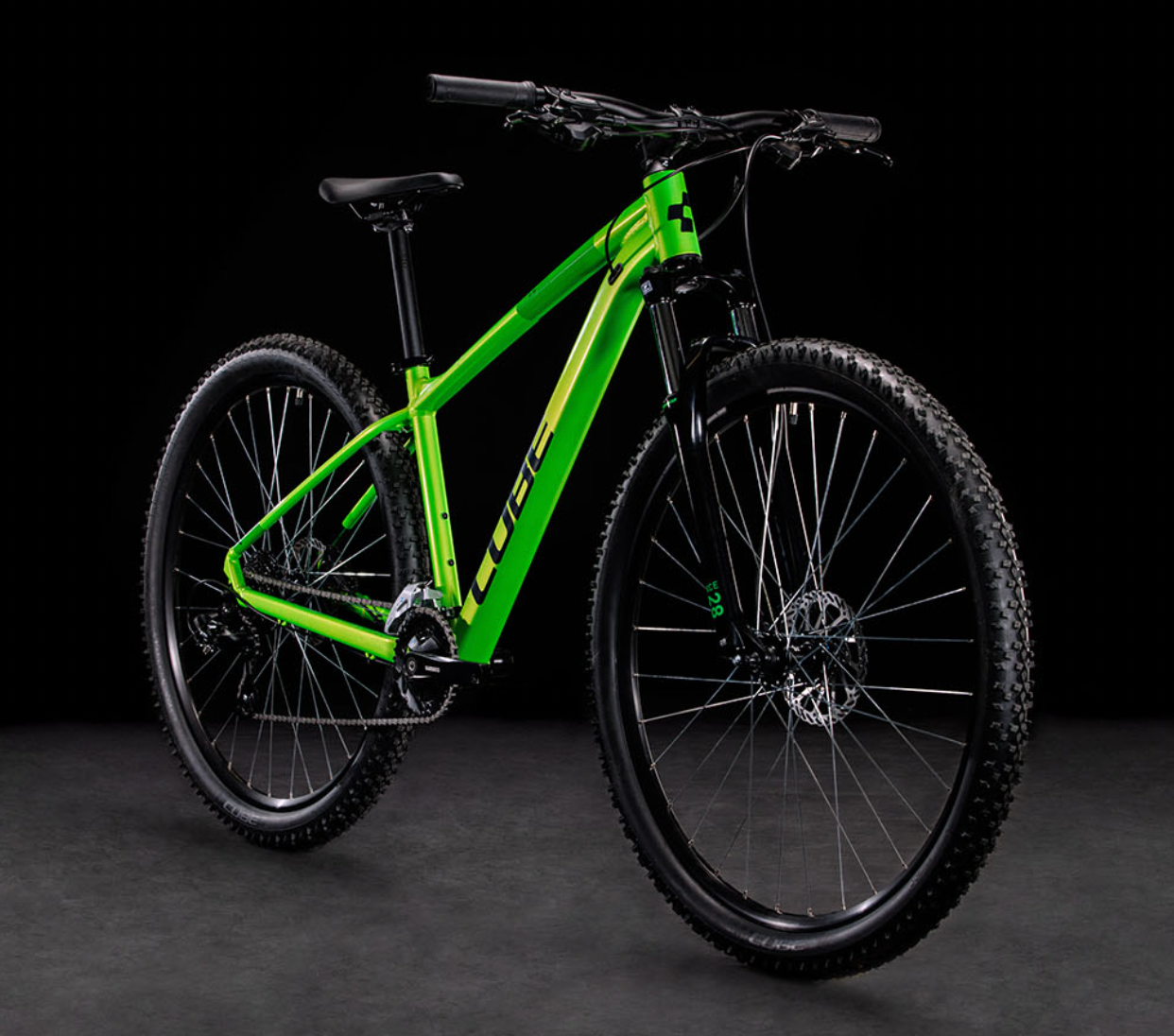 Bicicleta Cube Aim Mistygreen & Black