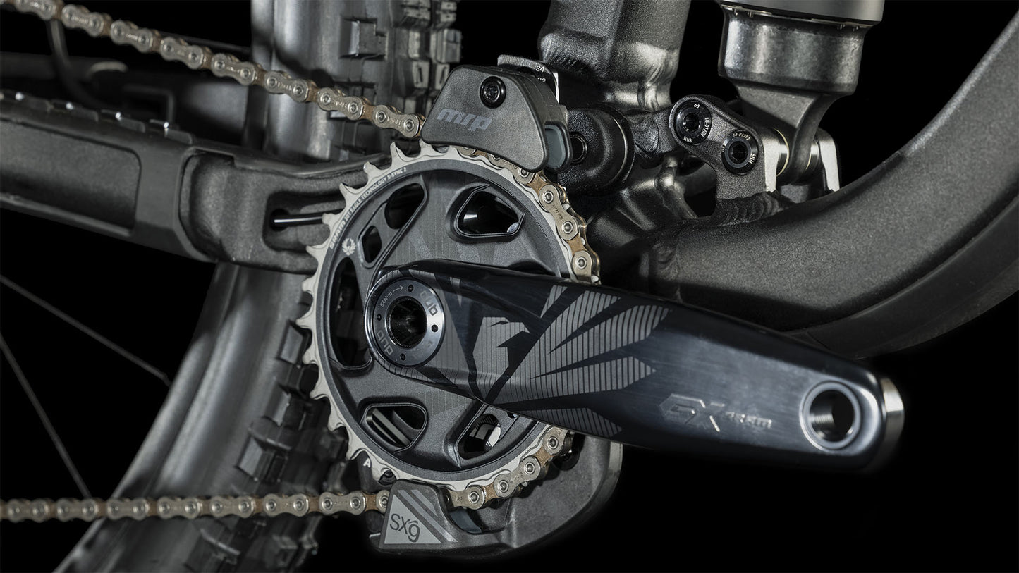 Bicicleta Cube Stereo 177 Pro black anodized