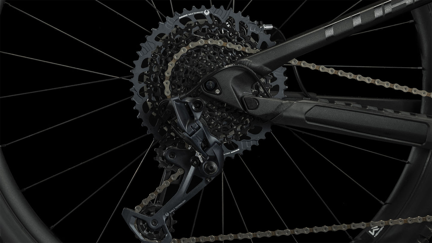 Bicicleta Cube Stereo 177 Pro black anodized