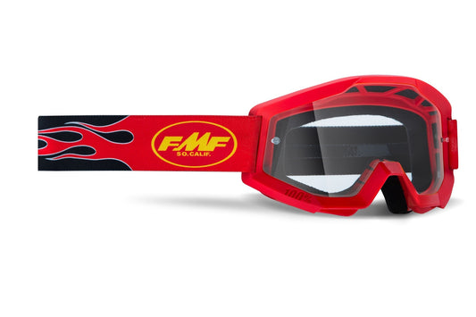 Goggle Powercore Flame - Red Clear