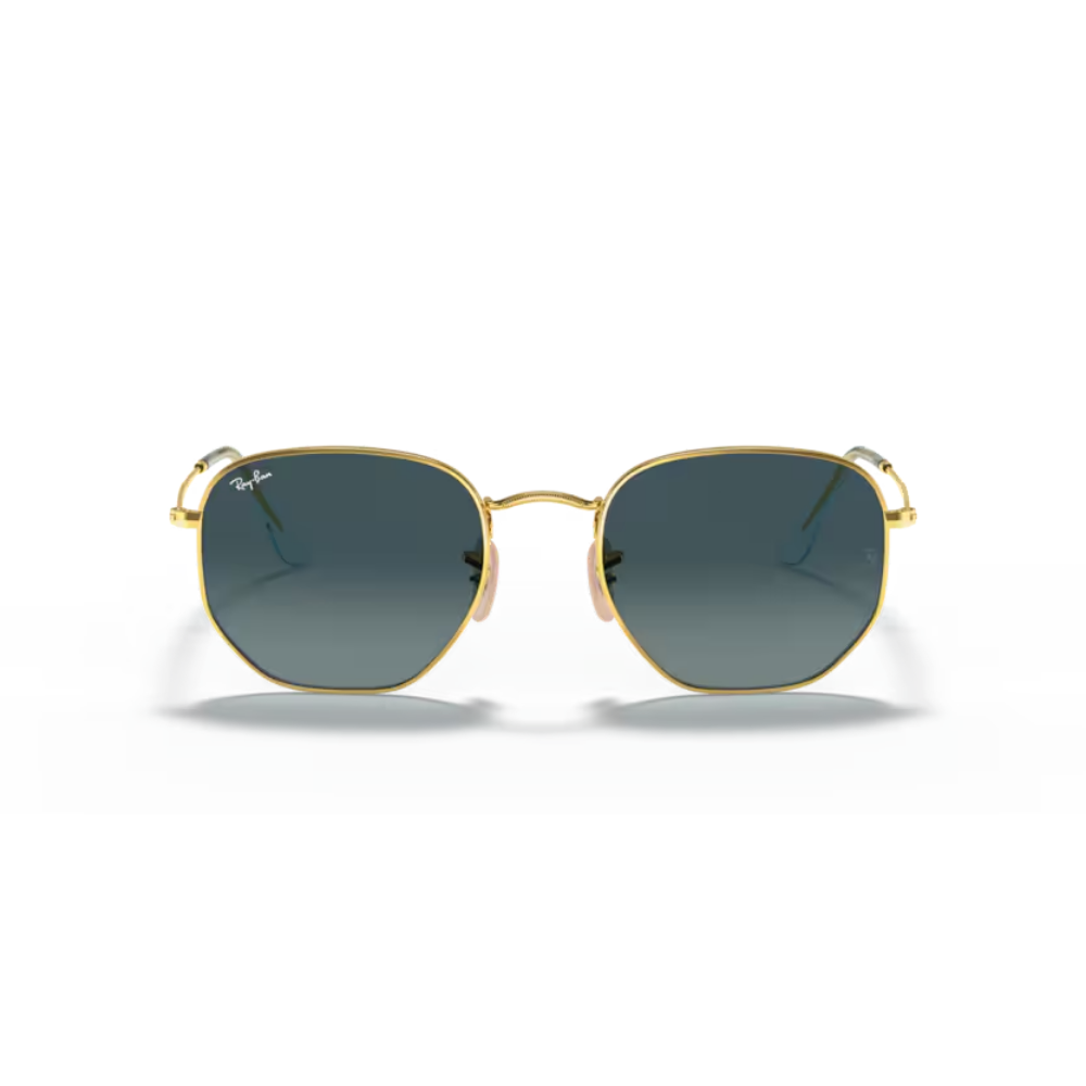 Lentes de sol Hexagonal Dorado Azul | Ray-Ban