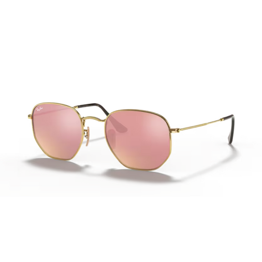 Lentes de sol Hexagonal Dorado Bronce | Ray-Ban