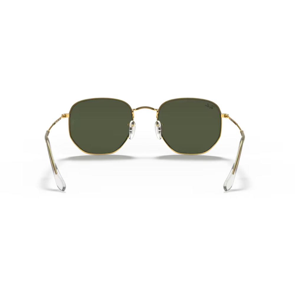 Lentes de sol Hexagonal Polarizado Dorado y verde | Ray-Ban