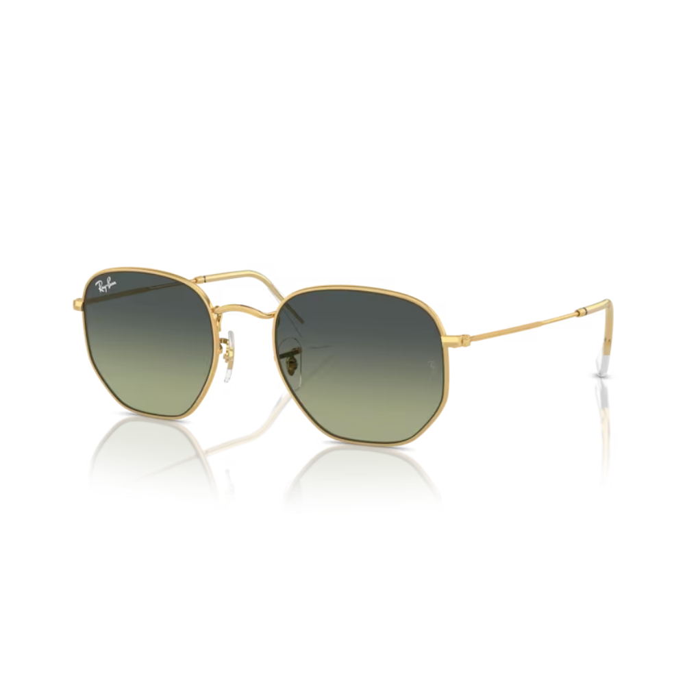 Lentes de sol Hexagonal Dorado y verde | Ray-Ban