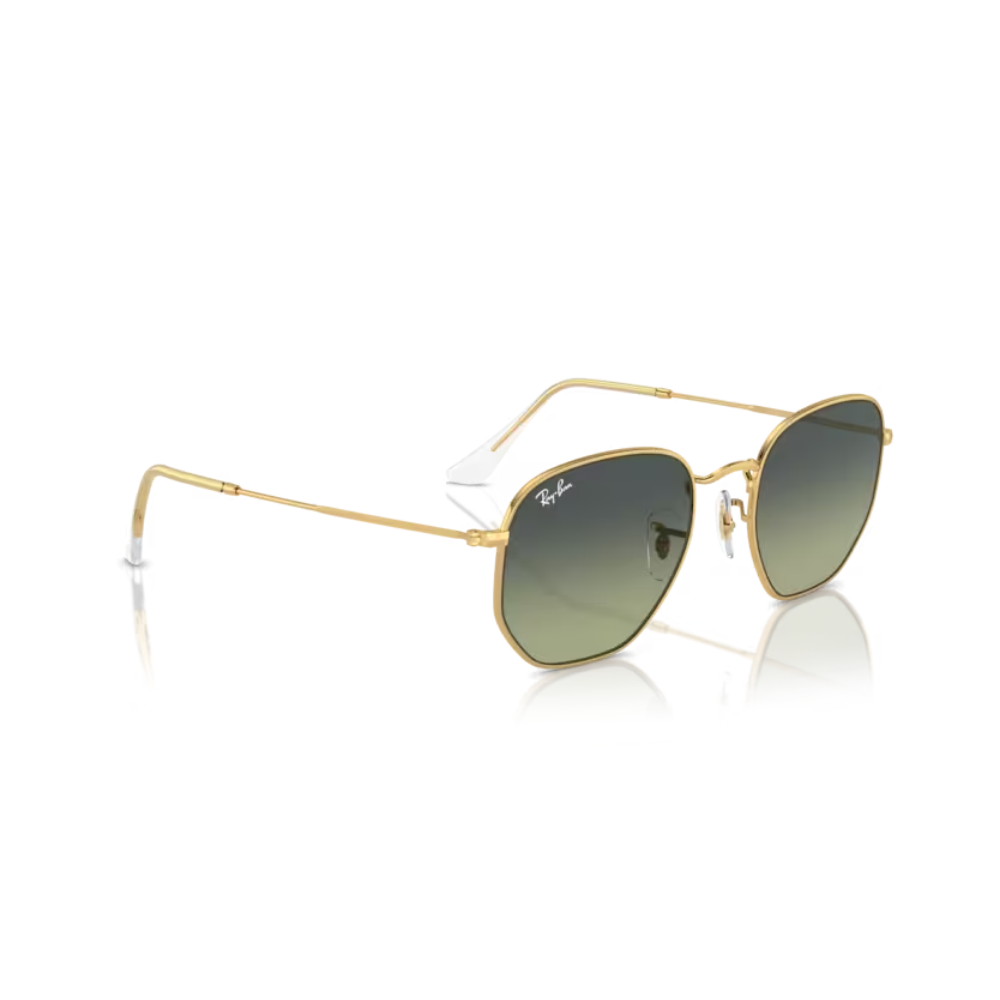 Lentes de sol Hexagonal Dorado y verde | Ray-Ban