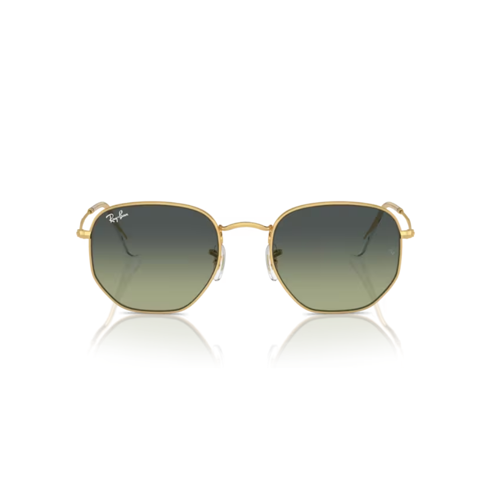 Lentes de sol Hexagonal RB3548 919 Dorado y Verde Ray Ban Mx. Planet bike mx