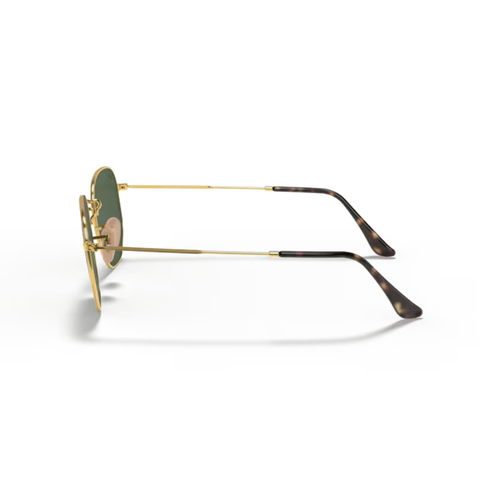 Lentes de sol Hexagonal Dorado y verde | Ray-Ban