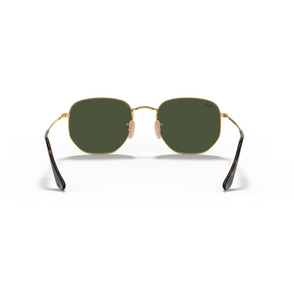 Lentes de sol Hexagonal Dorado y verde | Ray-Ban