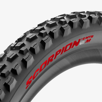 Llanta 29x2.6 Pirelli Scorpion E-MTB M Hyperwall Red Edition [TR]