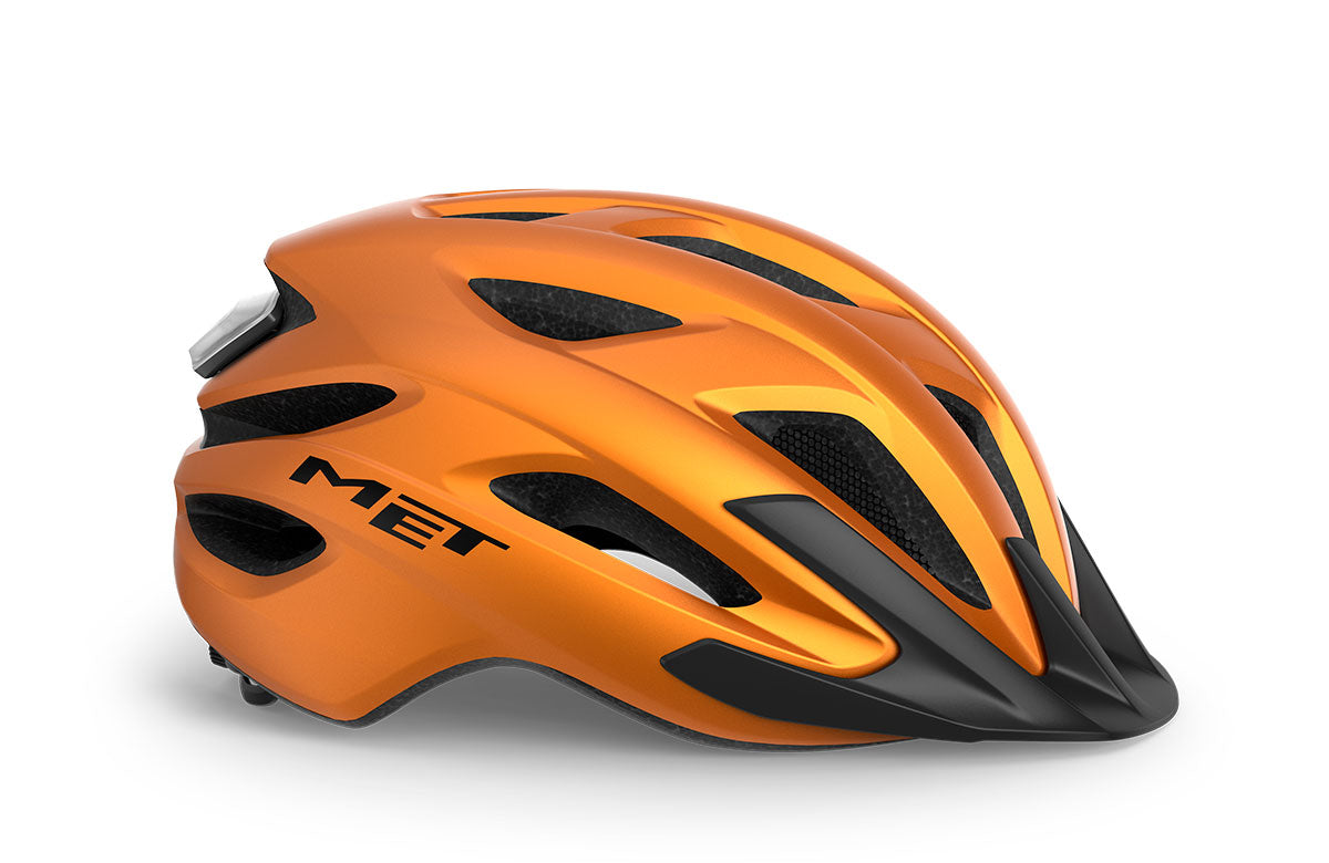 Casco Met Crossover [Naranja]