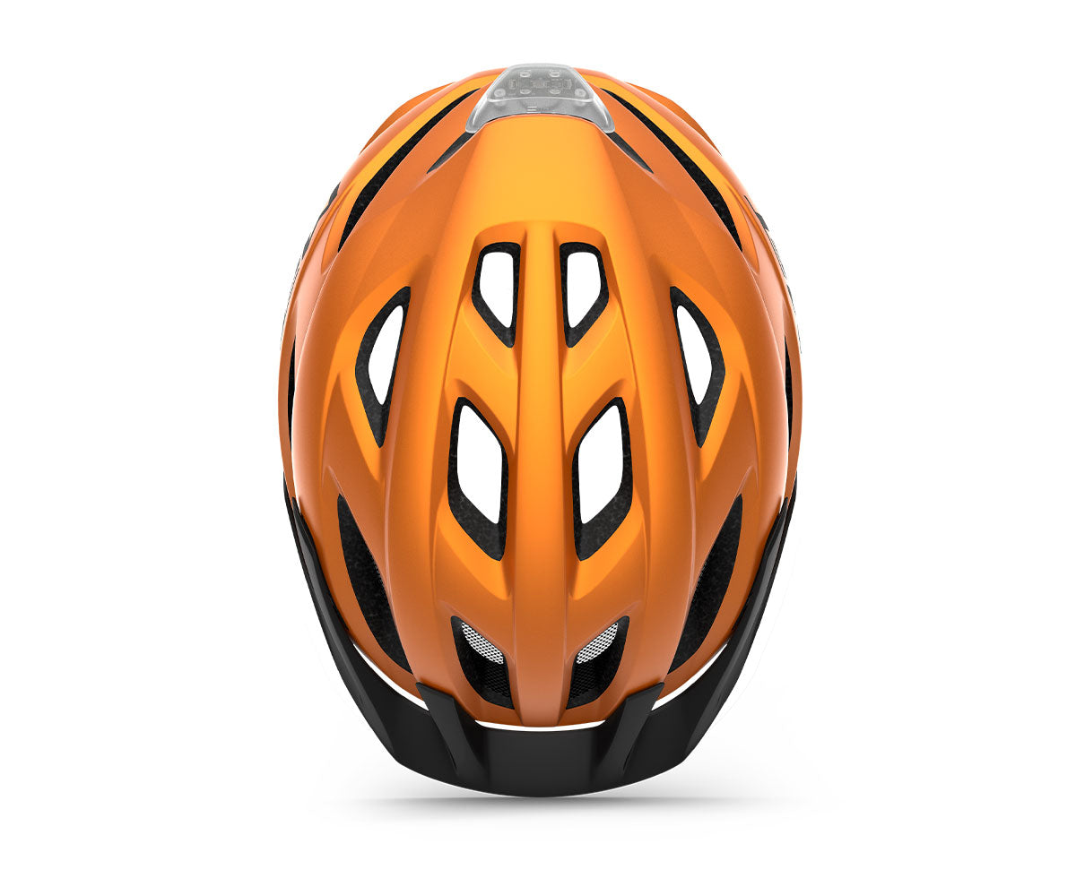 Casco Met Crossover [Naranja]