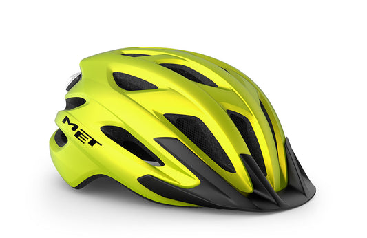 Casco Met Crossover [Lime Yellow ]