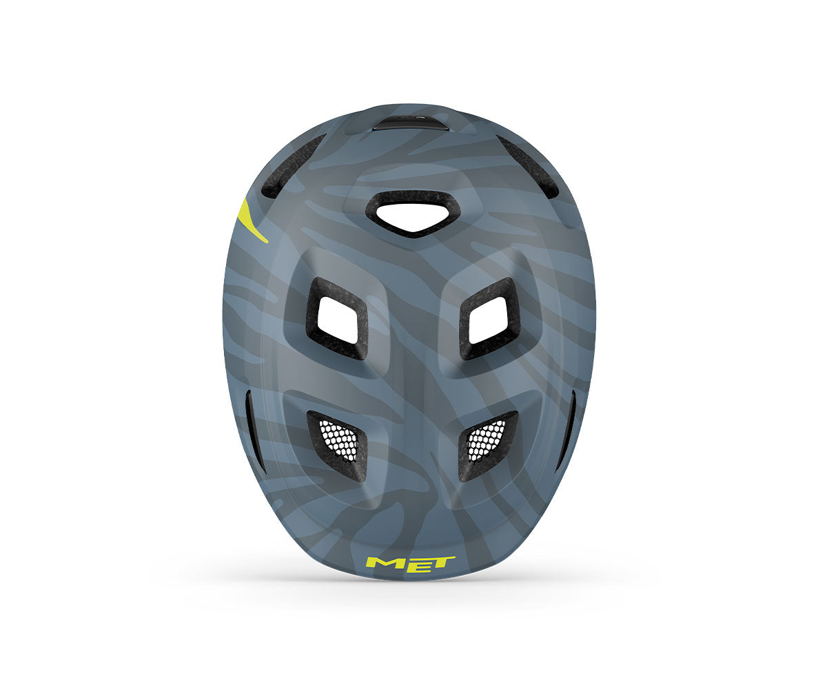 Casco Met Hooray [Azul Zebra]