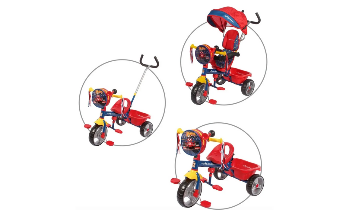 Triciclo Apache con toldo