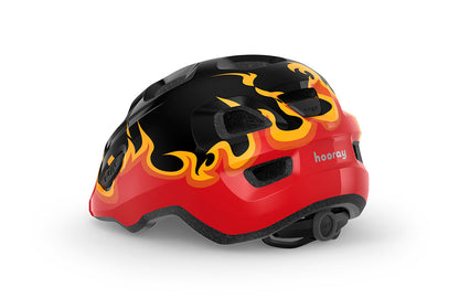 Casco Met Hooray [Negro flama]