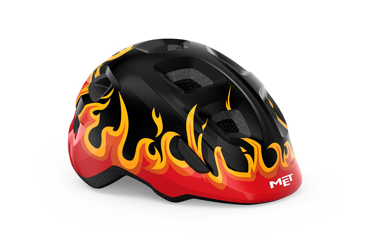 Casco Met Hooray [Negro flama]